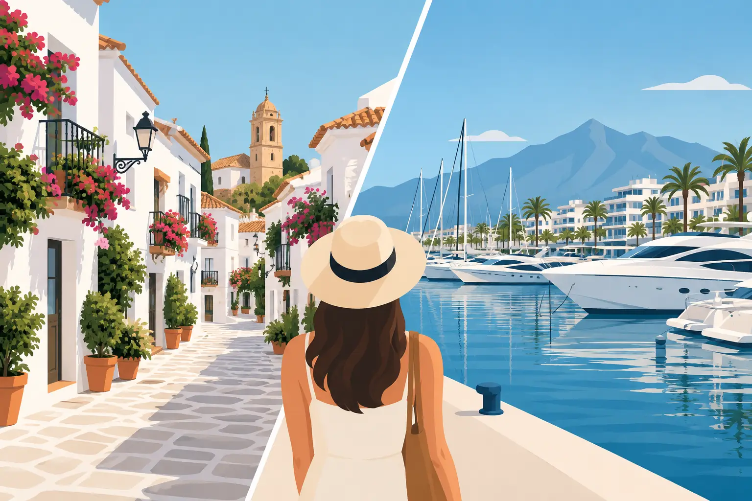 Marbella Old Town Versus Marina: Which to Choose?
