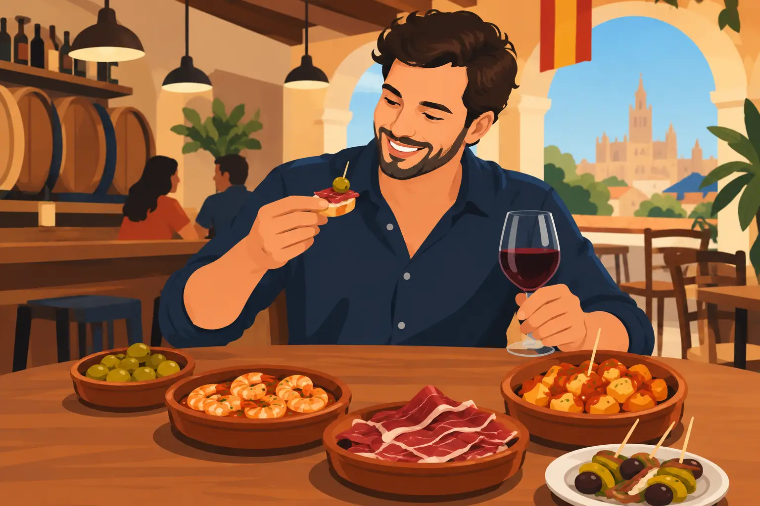 Order Tapas at Spanish Taverns with Michel